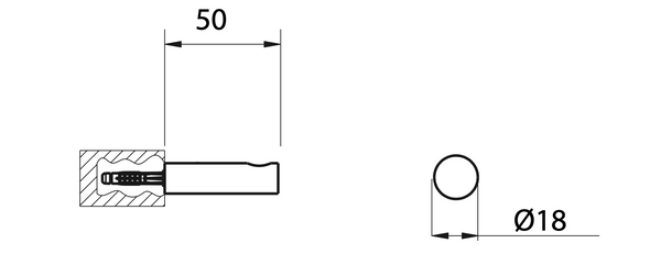 AC10 Single Wall Hook