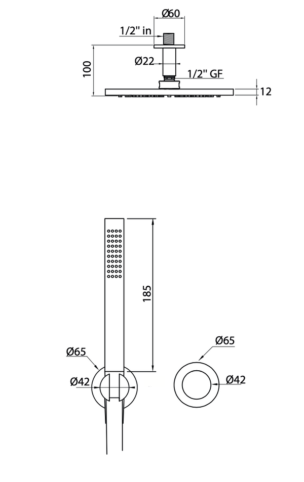 R288 Shower Set