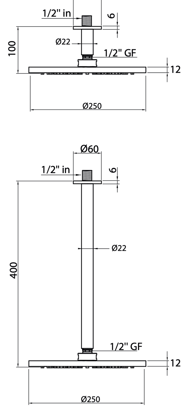 SH70 Shower Head